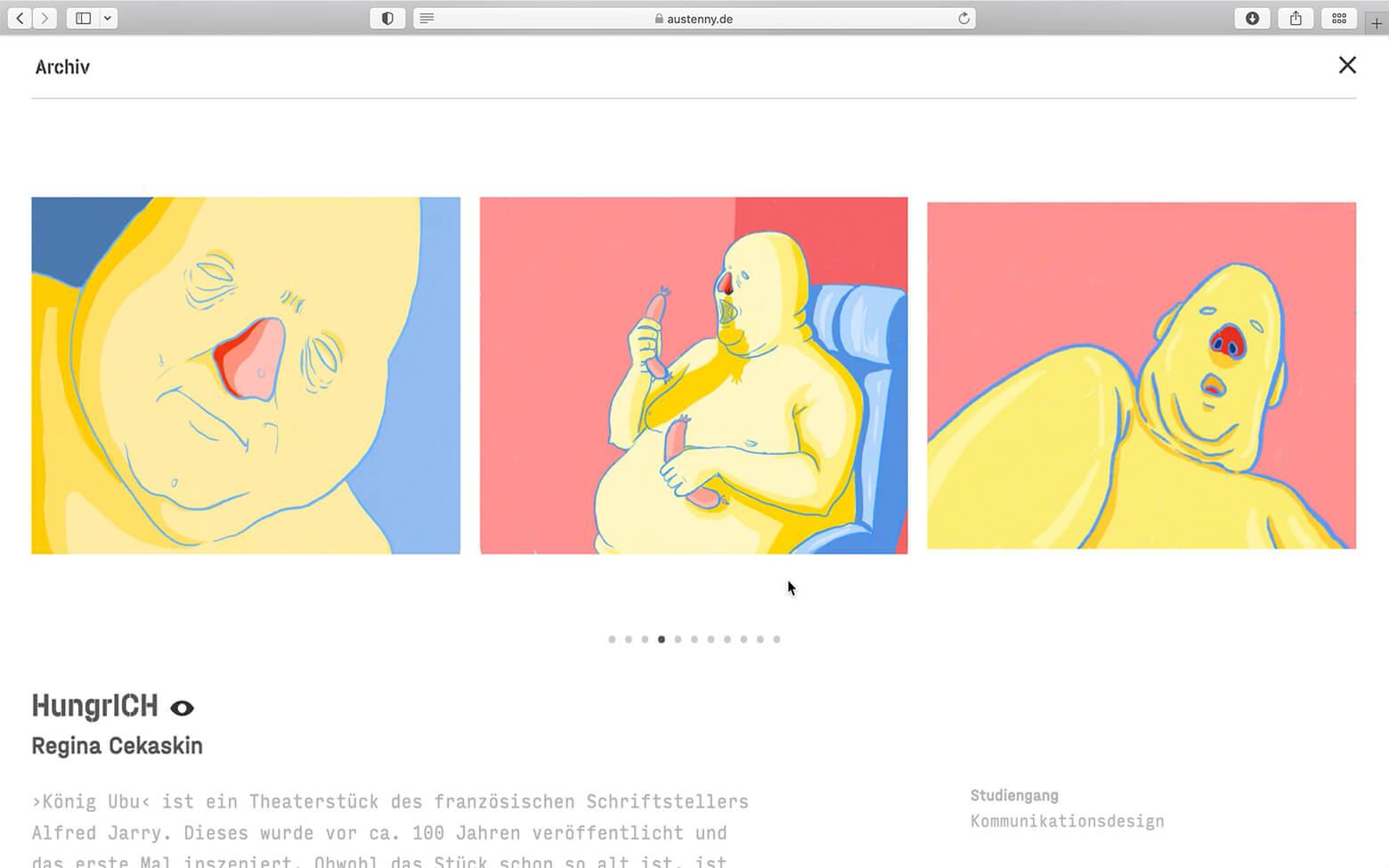 Bild einer Arbeitsprobe von 360° Website