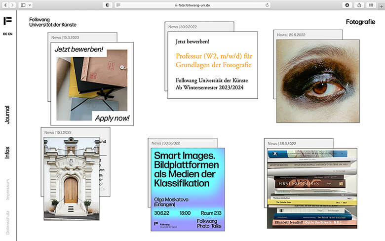 Bild einer Arbeitsprobe von Foto.Fotlkwang Website