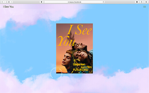 Bild einer Arbeitsprobe von i see you Website