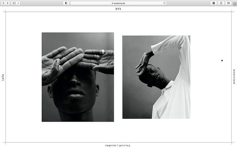 Bild einer Arbeitsprobe von NTI Website